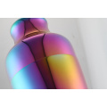 2 piece stainless steel rainbow plated shaker